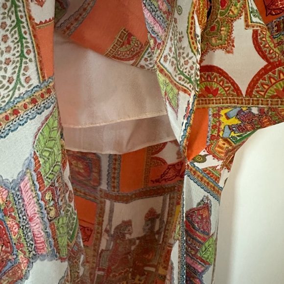 Calypso St. Barth Rare Tenaja Tank Top And Skirt Silk Set - Picture 12 of 12